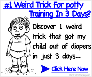 Weird trick for potty training